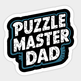 Puzzle Master Dad | Father's Day | Dad Lover gifts Sticker